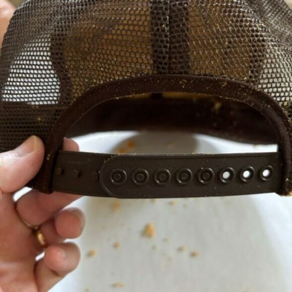 Hallstrom Vintage SnapBack Mesh Back Trucker Hat New-Foam Damaged Inside - Picture 4 of 6